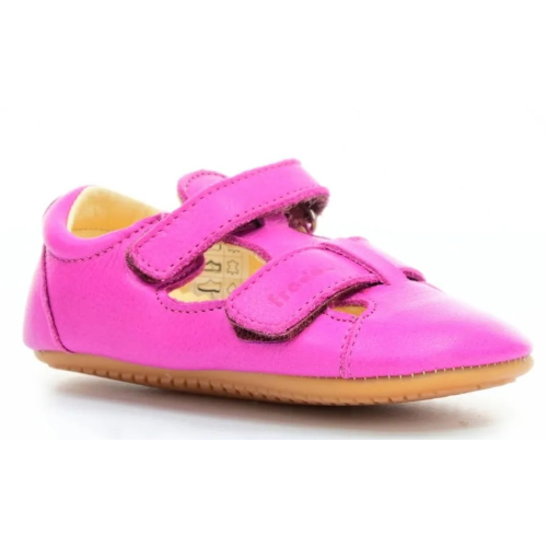 FRODDO PREWALKERS KOŽENÉ CAPÁČKY G1140003 FUXIA