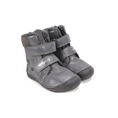 D.D.STEP ZIMNÍ BAREFOOT OBUV W063-52263AM GREY