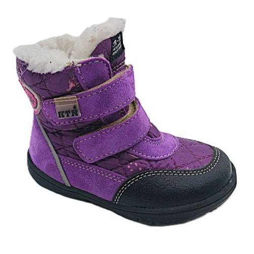 KTR ZIMNÍ OBUV SN2509/TEX/PA PURPLE S MEMBRÁNOU (24)