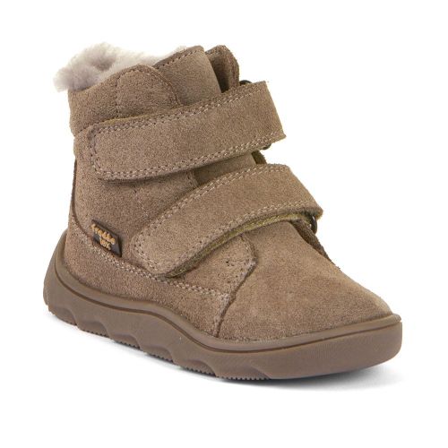 FRODDO ZIMNÍ BAREFOOT OBUV ZEROU G2110151-8 BEIGE S MEMBRÁNOU