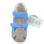 Dětské flexibilní sandálky JONAP 041 s šedá tyrkys (25)