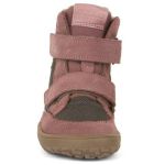 ZIMNÍ BAREFOOT OBUV FRODDO G3160189-7A GREY/PINK S MEMBRÁNOU (31)
