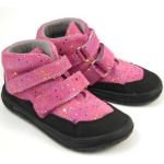 JONAP BAREFOOT OBUV BELLA S RŮŽOVÁ TISK SLIM