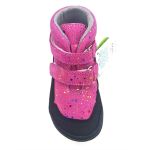 JONAP BAREFOOT OBUV BELLA S RŮŽOVÁ TISK SLIM