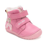 D.D.STEP ZIMNÍ BAREFOOT OBUV W070-52624B PINK (24)