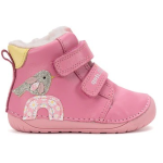 D.D.STEP ZIMNÍ BAREFOOT OBUV W070-52624B PINK (24)