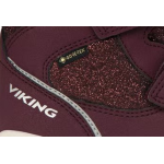 VIKING ZIMNÍ OBUV FUN GLITTER 3-94615-62 PLUM S MEMBRÁNOU (24)