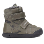 D.D.STEP ZIMNÍ BLIKACÍ OBUV W068-52998L KHAKI (33)