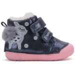D.D.STEP ZIMNÍ OBUV W066-52733A ROYAL BLUE (21)