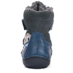 D.D.STEP ZIMNÍ BAREFOOT OBUV W063-52415M BLUE (25)