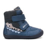 D.D.STEP ZIMNÍ BAREFOOT OBUV W063-52415M BLUE (25)