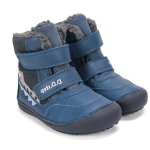 D.D.STEP ZIMNÍ BAREFOOT OBUV W063-52415M BLUE (25)