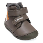 D.D.STEP ZIMNÍ BAREFOOT OBUV W070-52301B KHAKI (23)