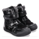 D.D.STEP ZIMNÍ BLIKACÍ OBUV W068-52745BM BLACK (30)