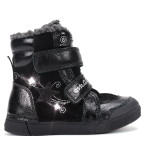 D.D.STEP ZIMNÍ BLIKACÍ OBUV W068-52745BM BLACK (30)
