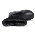 D.D.STEP DÍVČÍ KOZAČKY W078-52103L BLACK (32)