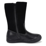 D.D.STEP DÍVČÍ KOZAČKY W078-52103L BLACK (32)