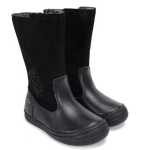 D.D.STEP DÍVČÍ KOZAČKY W078-52103L BLACK (32)