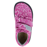JONAP BAREFOOT OBUV B1 RŮŽ.SRDCE SLIM (20)