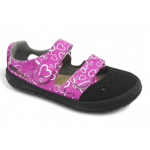 JONAP BAREFOOT SANDÁLKY FELLA RŮŽOVÉ SRDCE (23)