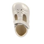 FRODDO KOŽENÉ CAPÁČKY PREWALKERS G1140004-4 GOLD SHINE (20)
