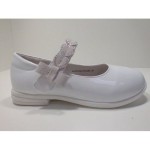 K02W Dětská společenská obuv, K02W-240-275-080, bílé (28)