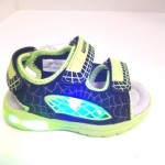 BLIKACÍ SANDÁLKY SE01950-2 BLACK/LIME