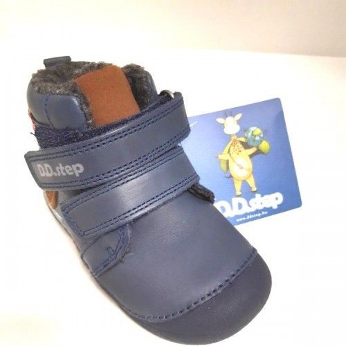W015568 Dětská zimní obuv D.D.step, W015-568, Royal Blue